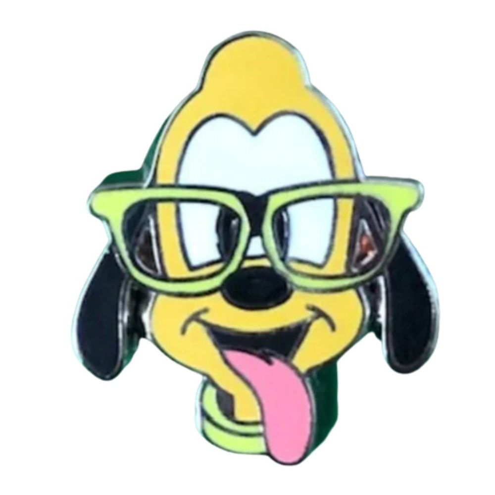 Pluto with Glasses Disney Pin